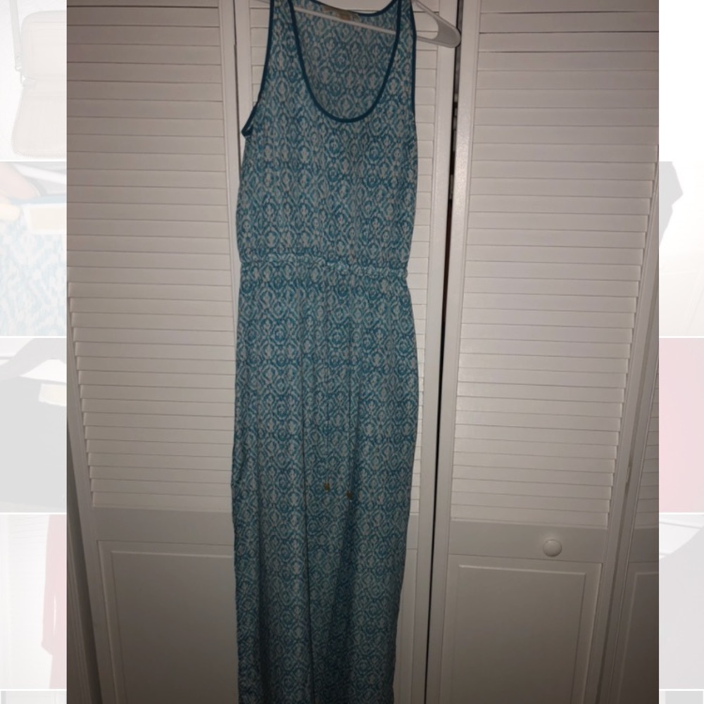 Michael Kors Teal Maxi Dress